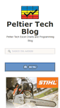 Mobile Screenshot of peltiertech.com
